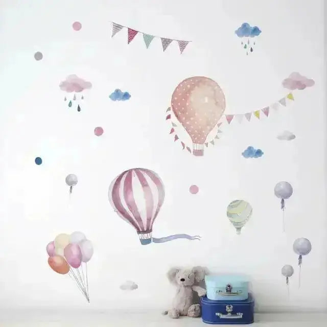Dreamy Hot Air Balloon Wall Stickers - Easy do Wall do