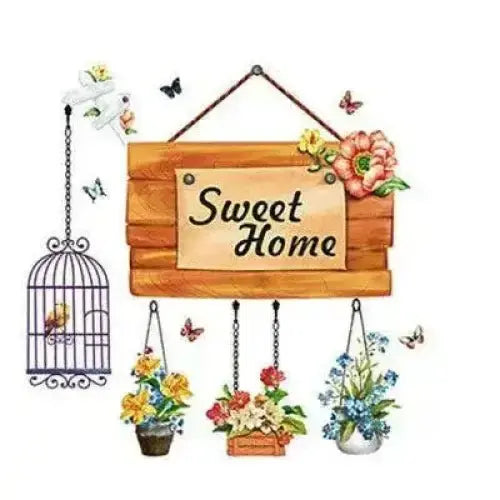Home Decor Wall Sticker "Sweet Home" - Easy do Wall do