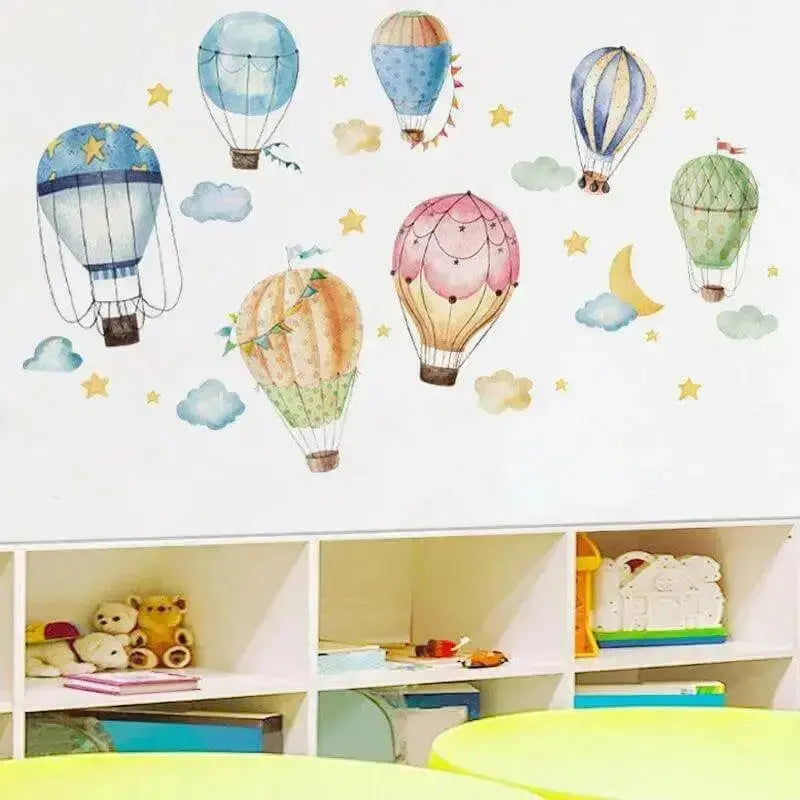 Hot Air Balloon Wall Stickers Lebanon - Dreamy Decor for Kids' Rooms - Easy do Wall do