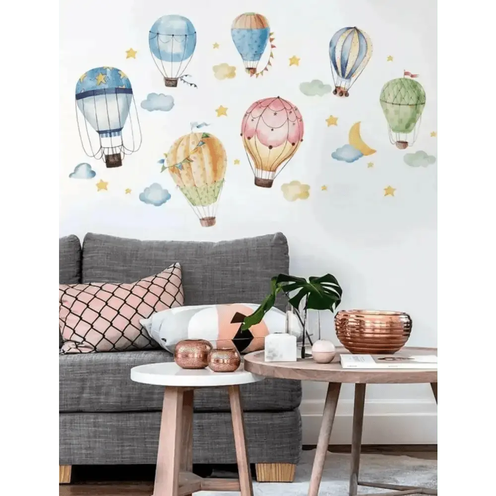 Hot Air Balloon Wall Stickers Lebanon - Dreamy Decor for Kids' Rooms - Easy do Wall do