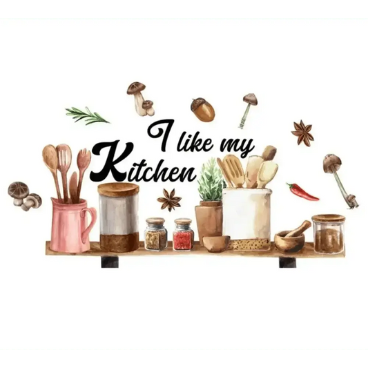 I Like My Kitchen Wall Stickers for Kitchen Spaces - Easy do Wall do