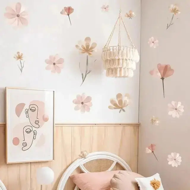 Pastel Floral Wall Stickers for Elegant Wall Decor in Lebanon - Easy do Wall do