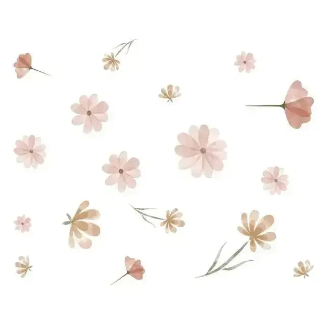 Pastel Floral Wall Stickers for Elegant Wall Decor in Lebanon - Easy do Wall do