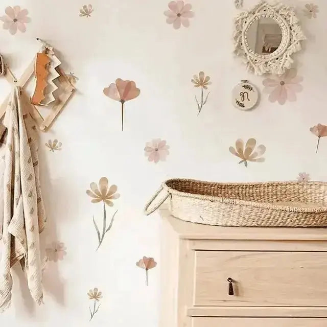 Pastel Floral Wall Stickers for Elegant Wall Decor in Lebanon - Easy do Wall do