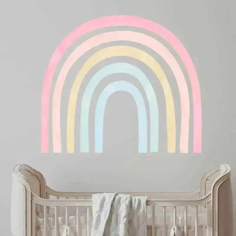 Pastel Rainbow Wall Stickers for Kids' Room - Easy do Wall do