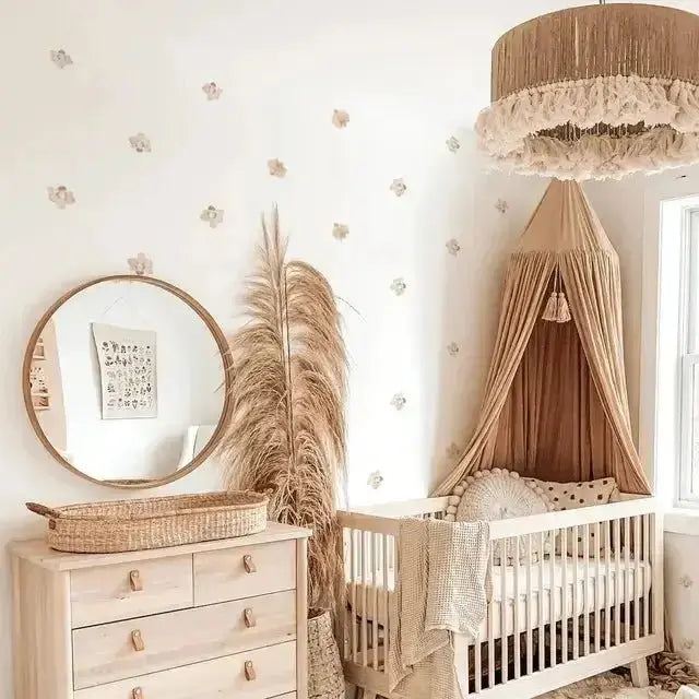 Peach Orchid Wall Stickers for Elegant Spaces - Easy do Wall do