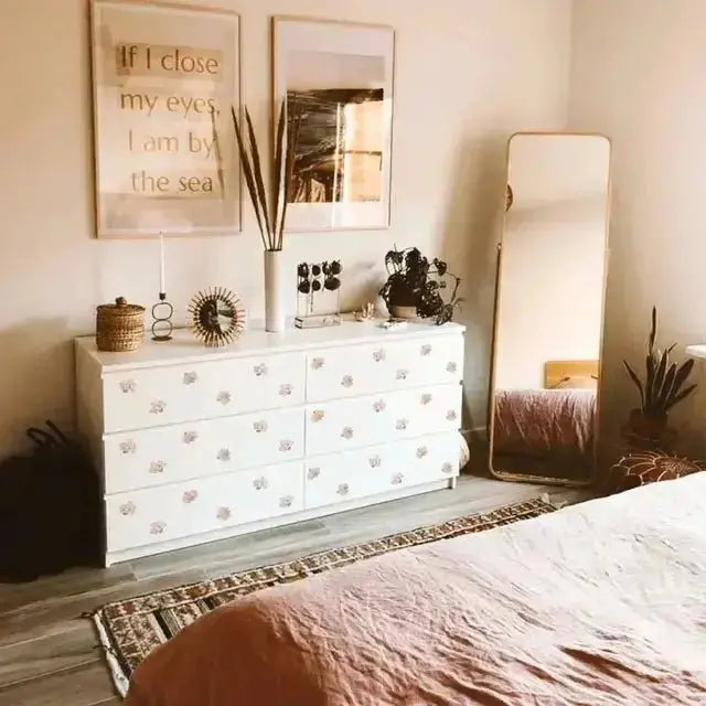 Peach Orchid Wall Stickers for Elegant Spaces - Easy do Wall do