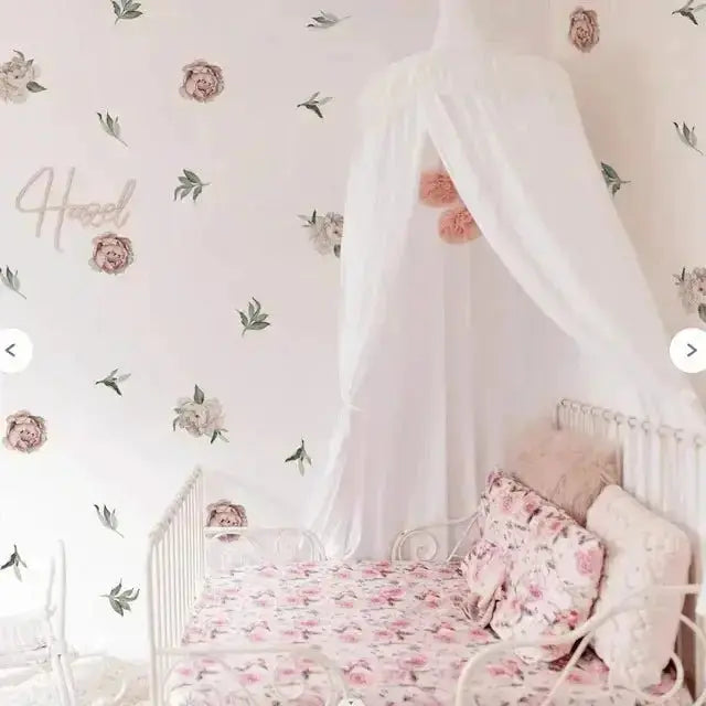 Peony Wall Stickers for Elegant Spaces - Easy do Wall do