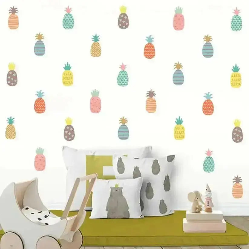 Pineapple Wall Stickers for Nursery and Kids' Rooms - Easy do Wall do