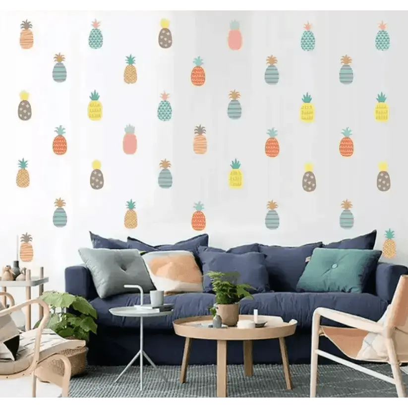 Pineapple Wall Stickers for Nursery and Kids' Rooms - Easy do Wall do