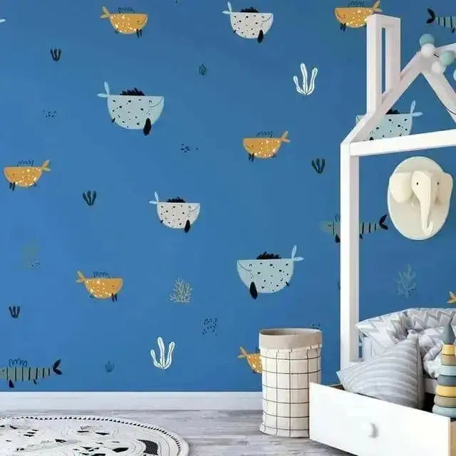Playful Ocean Wall Stickers for Kids - Fun and Vibrant Decor - Easy do Wall do