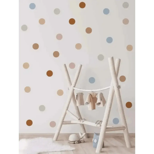 Polka Dot Wall Decal - Modern and Fun Room Decor - Easy do Wall do