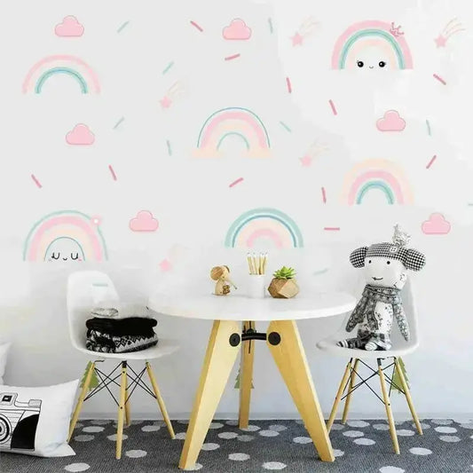 Rainbow Wall Stickers - Adorable Kids’ Room Decor - Easy do Wall do