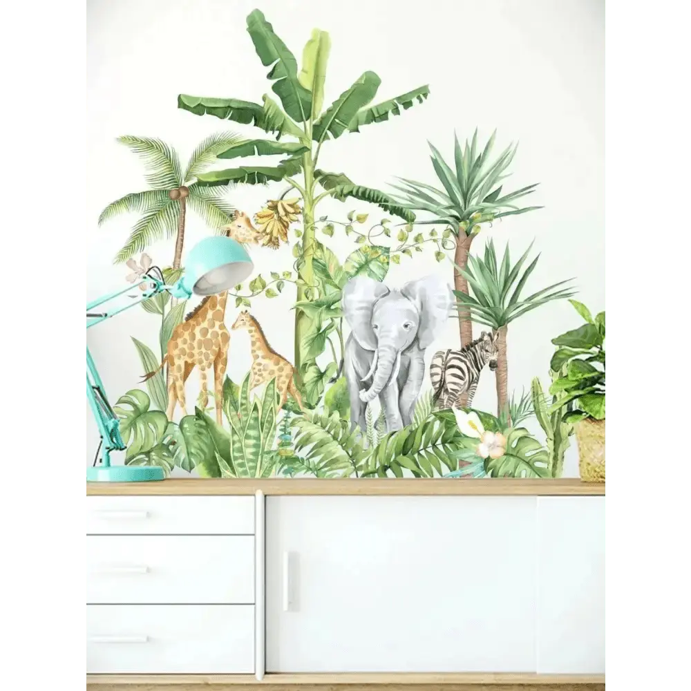 Safari Adventure Wall Sticker Set for Kids - Easy do Wall do