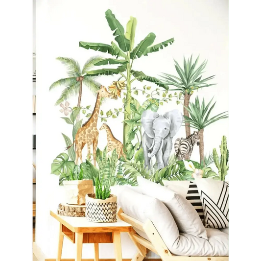 Safari Adventure Wall Sticker Set for Kids - Easy do Wall do