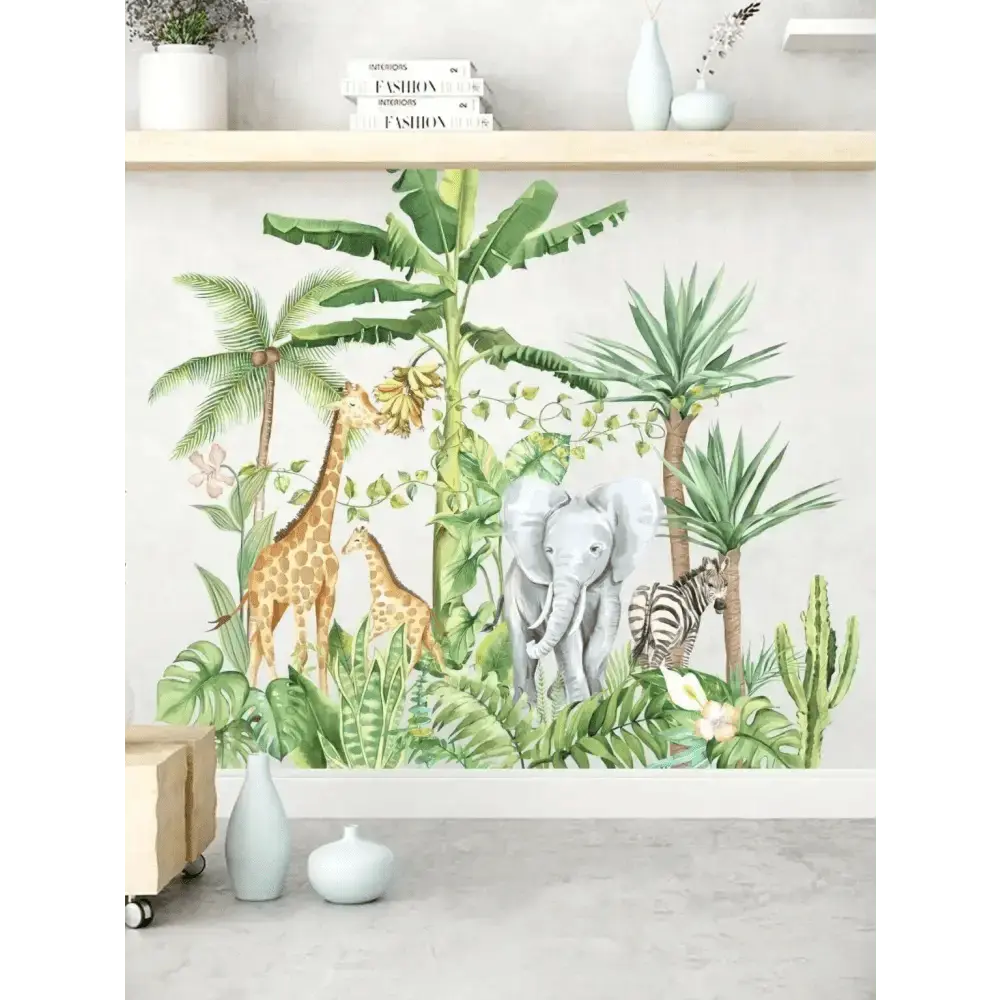 Safari Adventure Wall Sticker Set for Kids - Easy do Wall do
