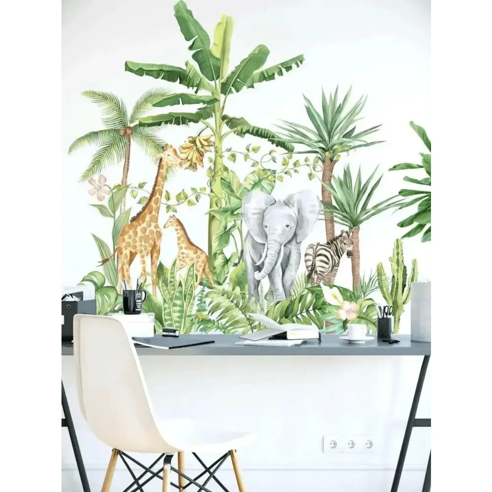 Safari Adventure Wall Sticker Set for Kids - Easy do Wall do