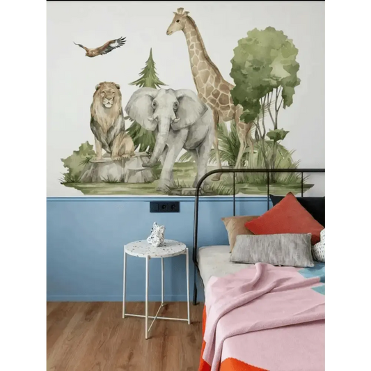 Safari Adventure Wall Stickers for Creative Home Decor - Easy do Wall do
